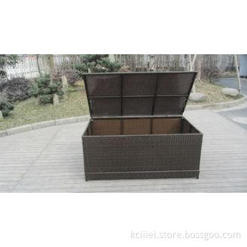 Waterproof Decorative KD Resin Wicker Storage Box For Store
